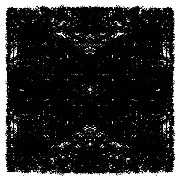 Grunge black and white pattern. Monochrome particles abstract texture. Background of cracks, scuffs, chips, stains, ink spots, lines. Dark design background surface. Gray printing element