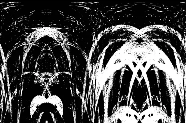 Grunge black and white pattern. Monochrome particles abstract texture. Background of cracks, scuffs, chips, stains, ink spots, lines. Dark design background surface. Gray printing element