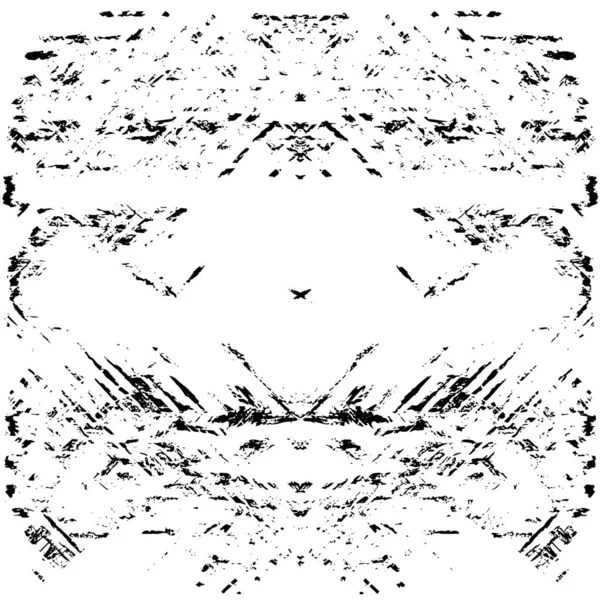 Grunge black and white pattern. Monochrome particles abstract texture. Background of cracks, scuffs, chips, stains, ink spots, lines. Dark design background surface. Gray printing element