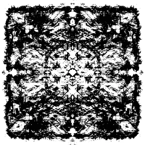 Grunge black and white pattern. Monochrome particles abstract texture. Background of cracks, scuffs, chips, stains, ink spots, lines. Dark design background surface. Gray printing element