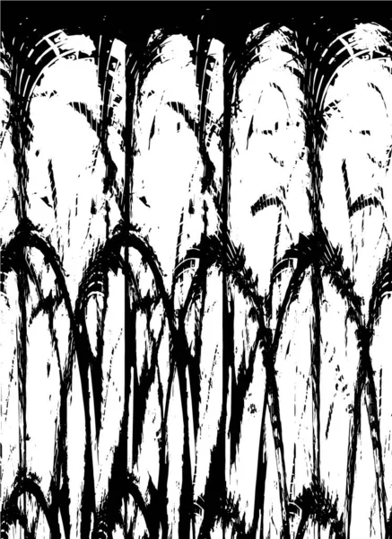 Grunge black and white pattern. Monochrome particles abstract texture. Background of cracks, scuffs, chips, stains, ink spots, lines. Dark design background surface. Gray printing element