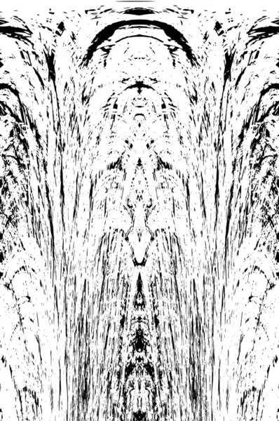 Grunge black and white pattern. Monochrome particles abstract texture. Background of cracks, scuffs, chips, stains, ink spots, lines. Dark design background surface. Gray printing element