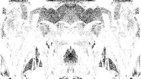 Grunge black and white pattern. Monochrome particles abstract texture. Background of cracks, scuffs, chips, stains, ink spots, lines. Dark design background surface. Gray printing element