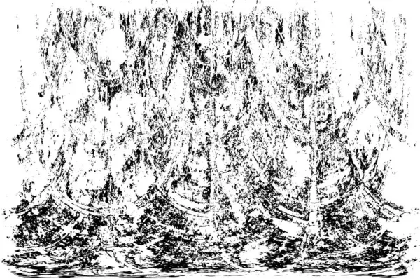 Grunge black and white pattern. Monochrome particles abstract texture. Background of cracks, scuffs, chips, stains, ink spots, lines. Dark design background surface. Gray printing element