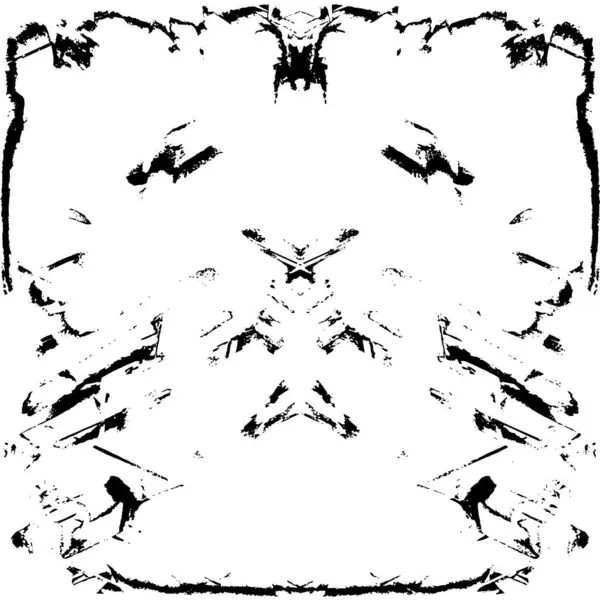 Grunge black and white pattern. Monochrome particles abstract texture. Background of cracks, scuffs, chips, stains, ink spots, lines. Dark design background surface. Gray printing element