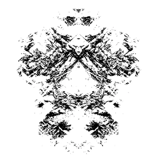 Grunge black and white pattern. Monochrome particles abstract texture. Background of cracks, scuffs, chips, stains, ink spots, lines. Dark design background surface. Gray printing element