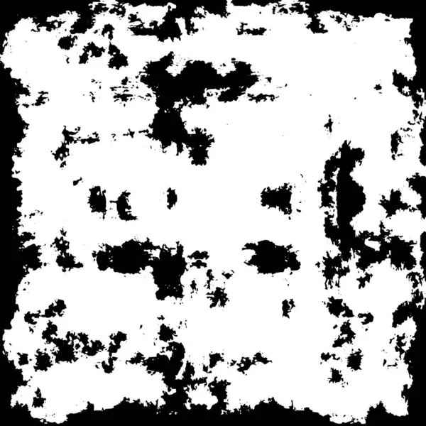 Grunge black and white pattern. Monochrome particles abstract texture. Background of cracks, scuffs, chips, stains, ink spots, lines. Dark design background surface. Gray printing element