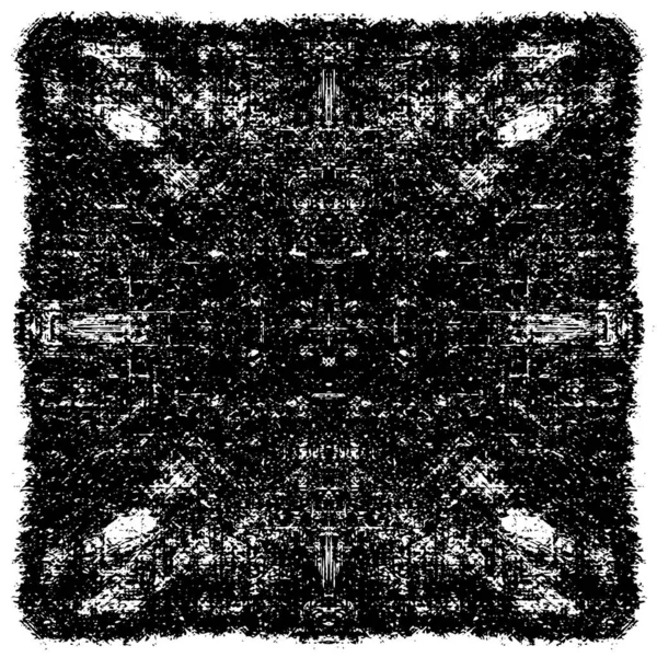 Grunge black and white pattern. Monochrome particles abstract texture. Background of cracks, scuffs, chips, stains, ink spots, lines. Dark design background surface. Gray printing element