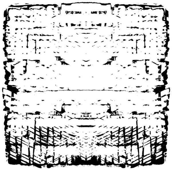 Grunge black and white pattern. Monochrome particles abstract texture. Background of cracks, scuffs, chips, stains, ink spots, lines. Dark design background surface. Gray printing element