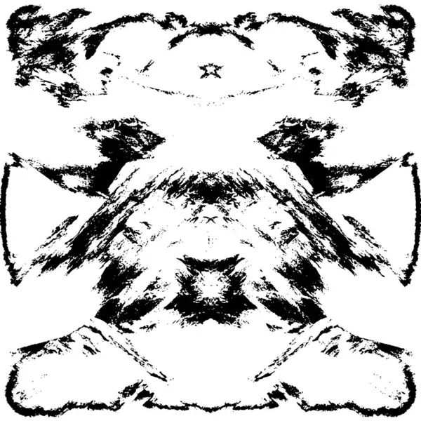 Grunge black and white pattern. Monochrome particles abstract texture. Background of cracks, scuffs, chips, stains, ink spots, lines. Dark design background surface. Gray printing element