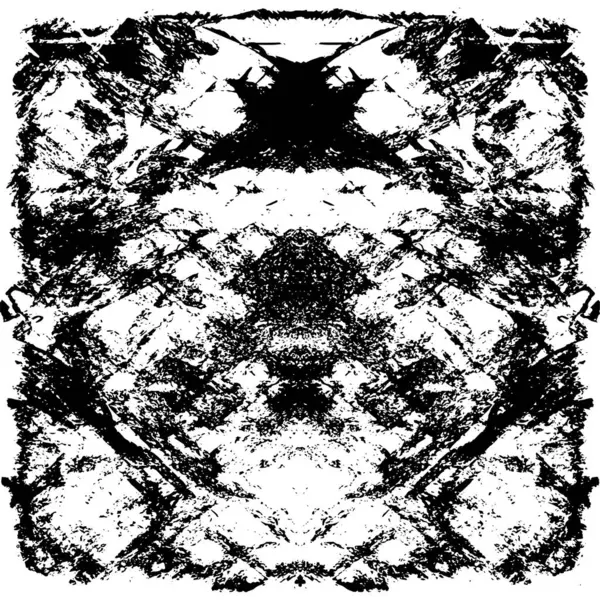 Grunge black and white pattern. Monochrome particles abstract texture. Background of cracks, scuffs, chips, stains, ink spots, lines. Dark design background surface. Gray printing element