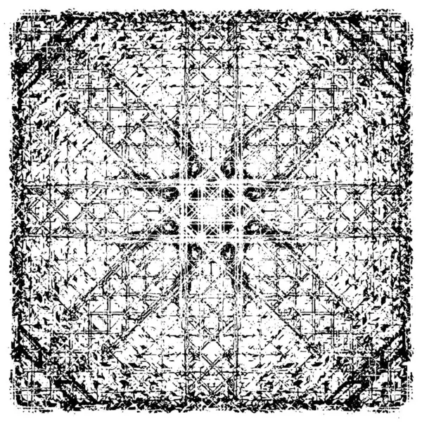 Grunge black and white pattern. Monochrome particles abstract texture. Background of cracks, scuffs, chips, stains, ink spots, lines. Dark design background surface. Gray printing element