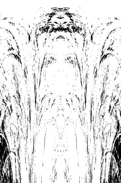 Grunge black and white pattern. Monochrome particles abstract texture. Background of cracks, scuffs, chips, stains, ink spots, lines. Dark design background surface. Gray printing element