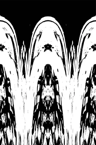 Grunge black and white pattern. Monochrome particles abstract texture. Background of cracks, scuffs, chips, stains, ink spots, lines. Dark design background surface. Gray printing element