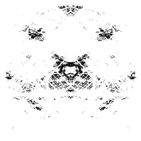 Grunge black and white pattern. Monochrome particles abstract texture. Background of cracks, scuffs, chips, stains, ink spots, lines. Dark design background surface. Gray printing element