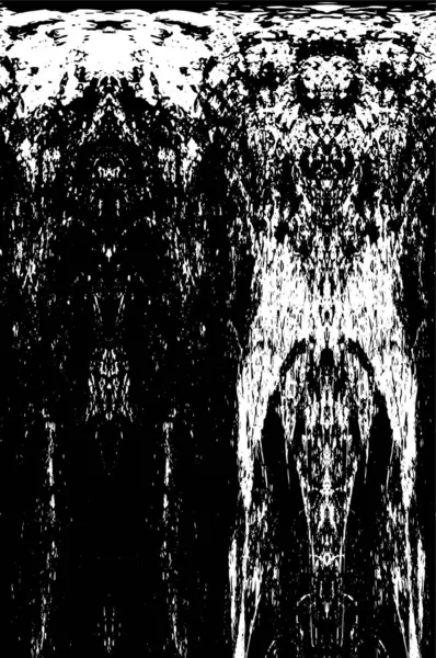 Grunge black and white pattern. Monochrome particles abstract texture. Background of cracks, scuffs, chips, stains, ink spots, lines. Dark design background surface. Gray printing element