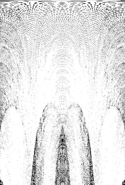 Grunge dikey olarak simetrik siyah beyaz doku. Tek renkli yıpranmış kaplama deseni. 