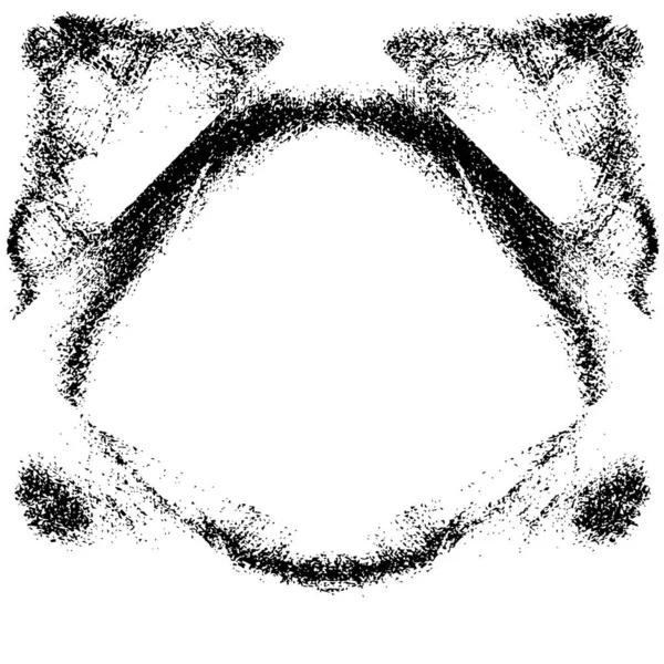 Grunge black and white pattern. Monochrome particles abstract texture. Background of cracks, scuffs, chips, stains, ink spots, lines. Dark design background surface. Gray printing element