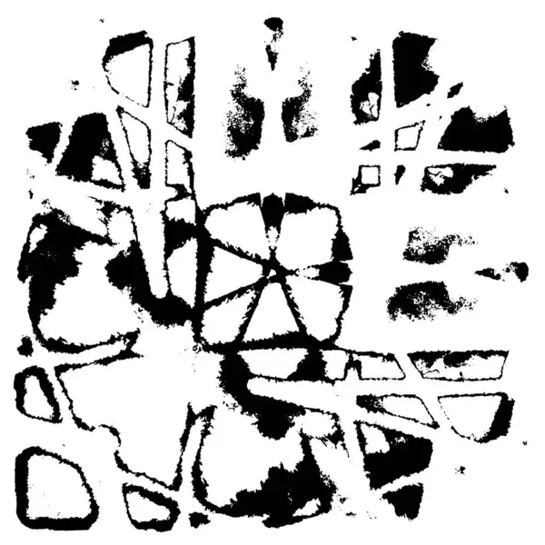 Grunge black and white pattern. Monochrome particles abstract texture. Background of cracks, scuffs, chips, stains, ink spots, lines. Dark design background surface. Gray printing element