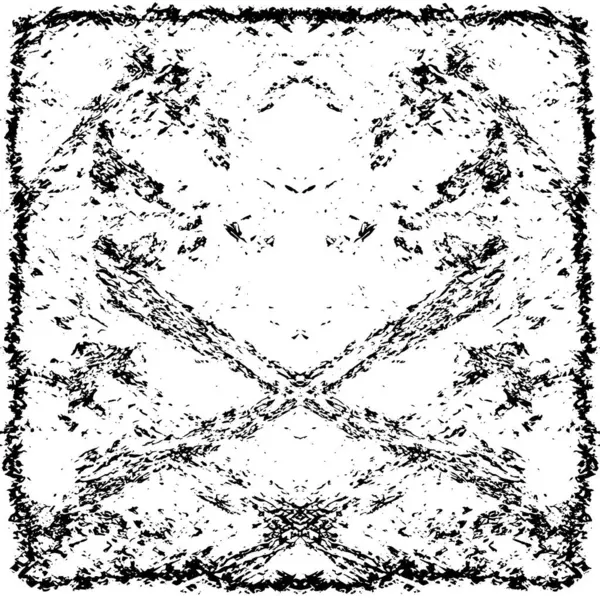 Grunge black and white pattern. Monochrome particles abstract texture. Background of cracks, scuffs, chips, stains, ink spots, lines. Dark design background surface. Gray printing element