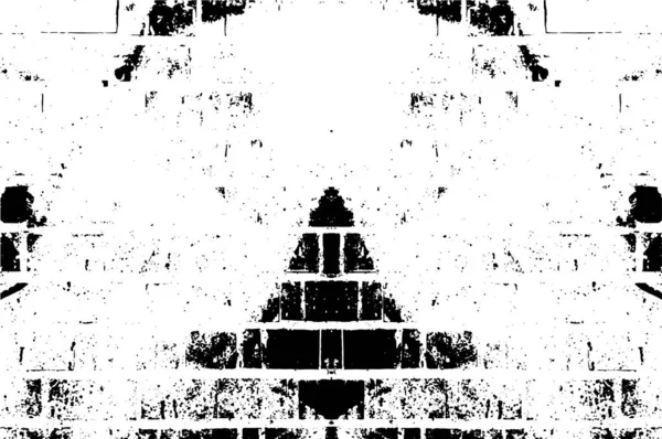 Grunge black and white pattern. Monochrome particles abstract texture. Background of cracks, scuffs, chips, stains, ink spots, lines. Dark design background surface. Gray printing element