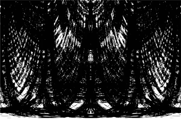 Grunge black and white pattern. Monochrome particles abstract texture. Background of cracks, scuffs, chips, stains, ink spots, lines. Dark design background surface. Gray printing element