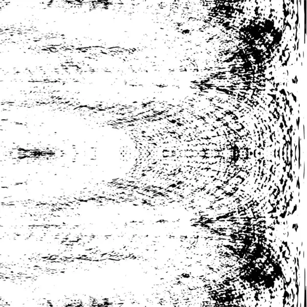 Vektör grunge dokusu. Siyah beyaz arka plan. Soyut monokrom resim koyu tonlarda solmuş bir efekt içerir