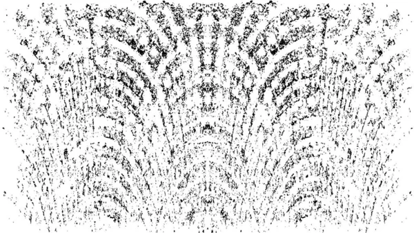 Vektör grunge dokusu. Siyah beyaz arka plan. Soyut monokrom resim koyu tonlarda solmuş bir efekt içerir