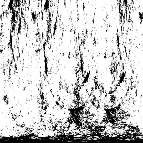 Vektör grunge dokusu. Siyah beyaz arka plan. Soyut monokrom resim koyu tonlarda solmuş bir efekt içerir