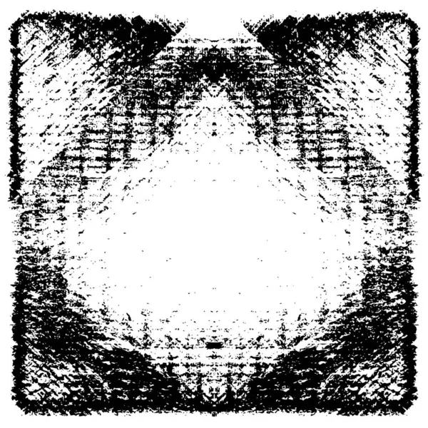 Vektör grunge dokusu. Siyah beyaz arka plan. Soyut monokrom resim koyu tonlarda solmuş bir efekt içerir