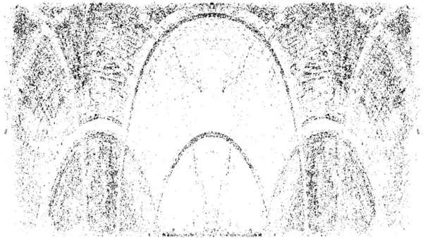 Vektör grunge dokusu. Siyah beyaz arka plan. Soyut monokrom resim koyu tonlarda solmuş bir efekt içerir