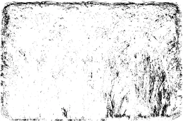 Vektör grunge dokusu. Siyah beyaz arka plan. Soyut monokrom resim koyu tonlarda solmuş bir efekt içerir