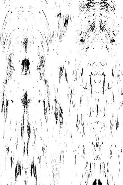 Vektör grunge dokusu. Siyah beyaz arka plan. Soyut monokrom resim koyu tonlarda solmuş bir efekt içerir