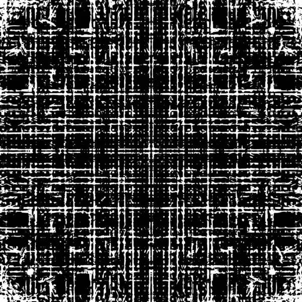 Vektör grunge dokusu. Siyah beyaz arka plan. Soyut monokrom resim koyu tonlarda solmuş bir efekt içerir