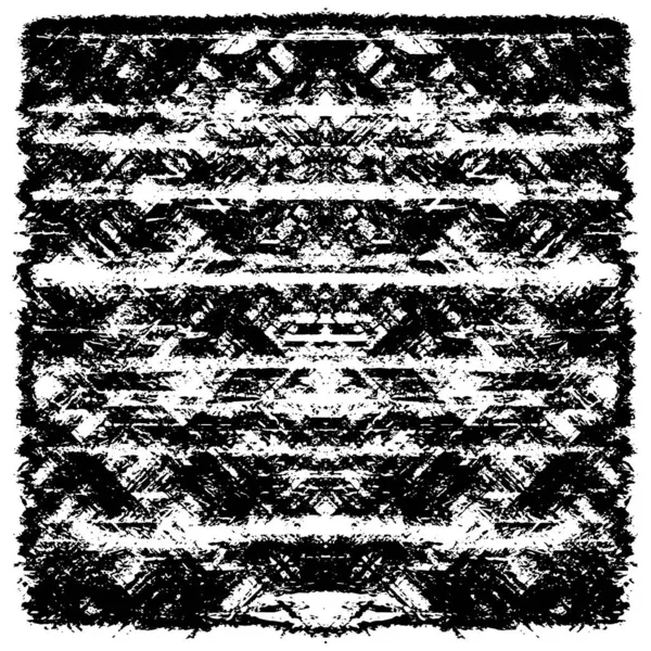 Grunge üst üste biniyor. Soyut siyah-beyaz vektör arkaplanı. Çatlak, leke ve noktalarda kirli desenli tek renkli klasik yüzey. Karanlık korku tarzında eski bir duvar.