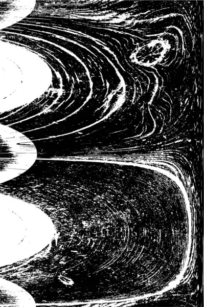 Grunge üst üste biniyor. Soyut siyah-beyaz vektör arkaplanı. Çatlak, leke ve noktalarda kirli desenli tek renkli klasik yüzey. Karanlık korku tarzında eski bir duvar.