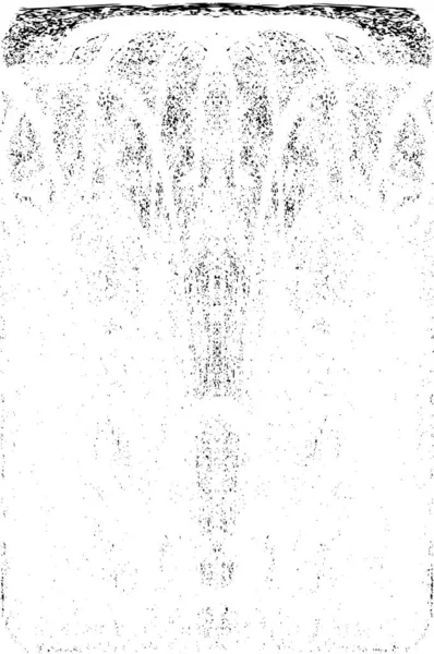 Grunge dikey olarak simetrik siyah beyaz doku. Tek renkli yıpranmış kaplama deseni. 