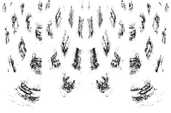 Grunge dikey olarak simetrik siyah beyaz doku. Tek renkli yıpranmış kaplama deseni. 