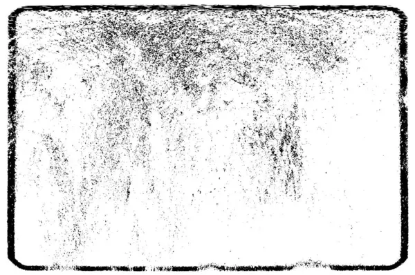 Grunge üst üste biniyor. Soyut siyah-beyaz vektör arkaplanı. Çatlak, leke ve noktalarda kirli desenli tek renkli klasik yüzey. Karanlık korku tarzında eski bir duvar.