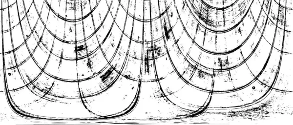 Grunge üst üste biniyor. Soyut siyah-beyaz vektör arkaplanı. Çatlak, leke ve noktalarda kirli desenli tek renkli klasik yüzey. Karanlık korku tarzında eski bir duvar.