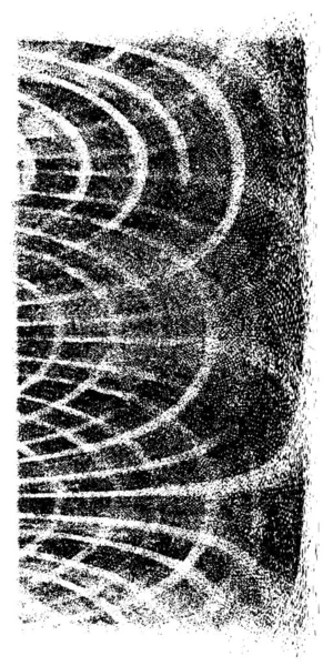 Grunge üst üste biniyor. Soyut siyah-beyaz vektör arkaplanı. Çatlak, leke ve noktalarda kirli desenli tek renkli klasik yüzey. Karanlık korku tarzında eski bir duvar.