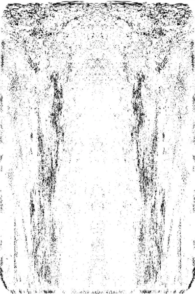 Grunge dikey olarak simetrik siyah beyaz doku. Tek renkli yıpranmış kaplama deseni. 