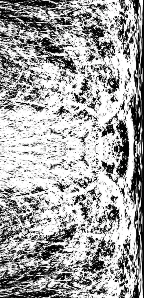 Grunge üst üste biniyor. Soyut siyah-beyaz vektör arkaplanı. Çatlak, leke ve noktalarda kirli desenli tek renkli klasik yüzey. Karanlık korku tarzında eski bir duvar.