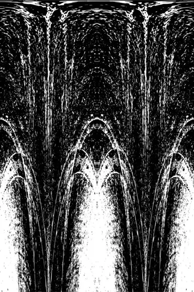 Grunge dikey olarak simetrik siyah beyaz doku. Tek renkli yıpranmış kaplama deseni. 