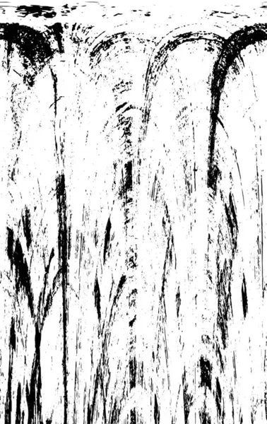 Grunge üst üste biniyor. Soyut siyah-beyaz vektör arkaplanı. Çatlak, leke ve noktalarda kirli desenli tek renkli klasik yüzey. Karanlık korku tarzında eski bir duvar.