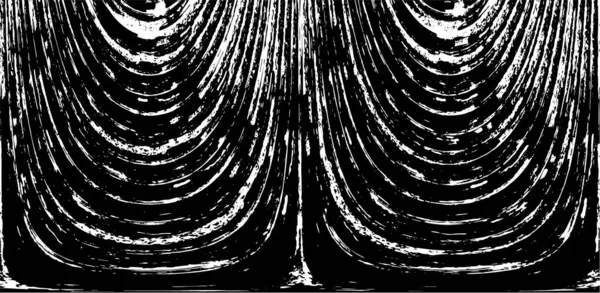 Grunge üst üste biniyor. Soyut siyah-beyaz vektör arkaplanı. Çatlak, leke ve noktalarda kirli desenli tek renkli klasik yüzey. Karanlık korku tarzında eski bir duvar.