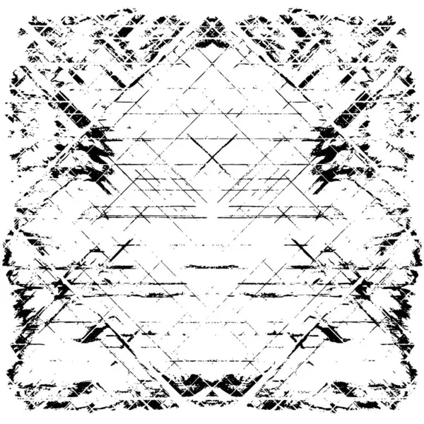 Grunge üst üste biniyor. Soyut siyah-beyaz vektör arkaplanı. Çatlak, leke ve noktalarda kirli desenli tek renkli klasik yüzey. Karanlık korku tarzında eski bir duvar.