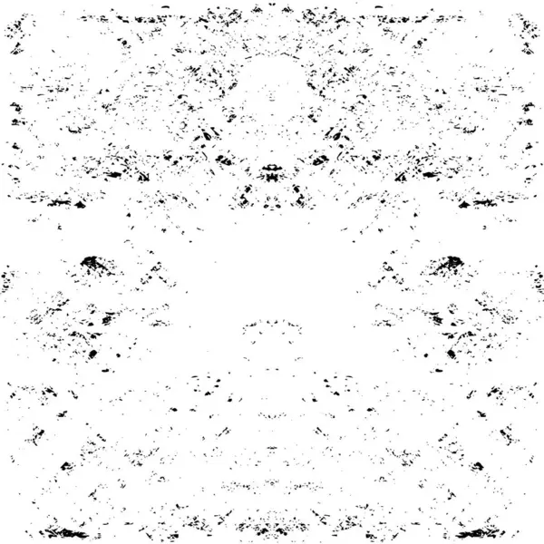 Grunge black and white pattern. Monochrome particles abstract texture. Background of cracks, scuffs, chips, stains, ink spots, lines. Dark design background surface. Gray printing element