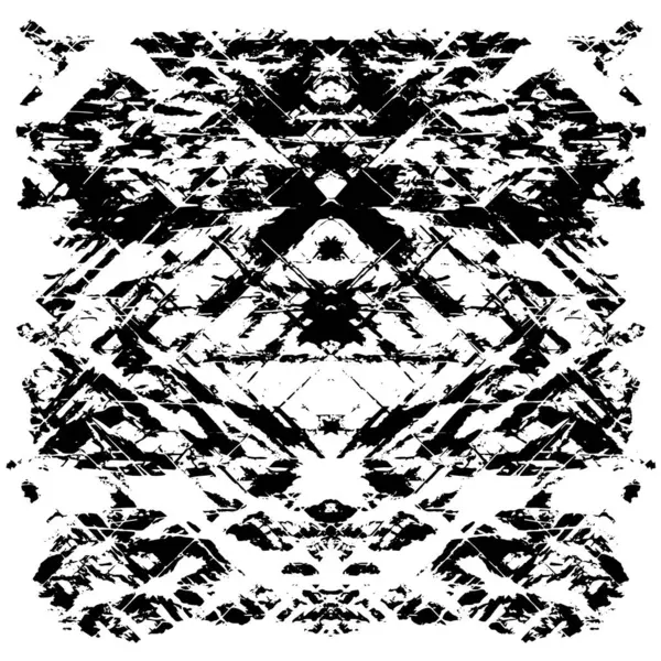 Grunge black and white pattern. Monochrome particles abstract texture. Background of cracks, scuffs, chips, stains, ink spots, lines. Dark design background surface. Gray printing element