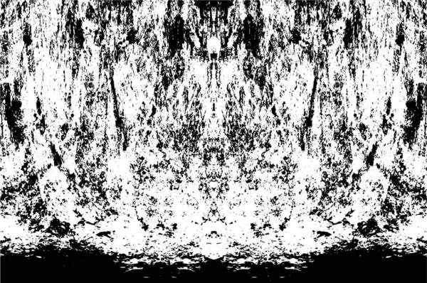 Grunge black and white pattern. Monochrome particles abstract texture. Background of cracks, scuffs, chips, stains, ink spots, lines. Dark design background surface. Gray printing element